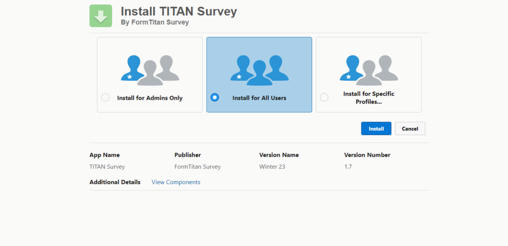 Installing TITAN Survey App