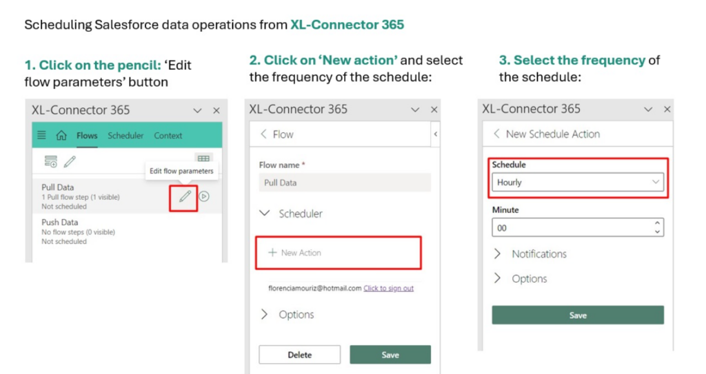 Scheduling automations