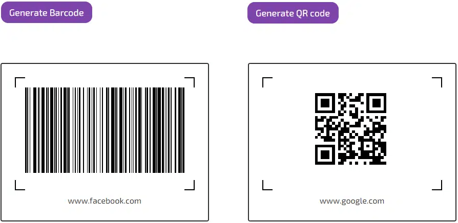 Barcode and QR Code Integration