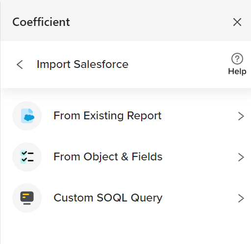 Direct Connection to Salesforce Data