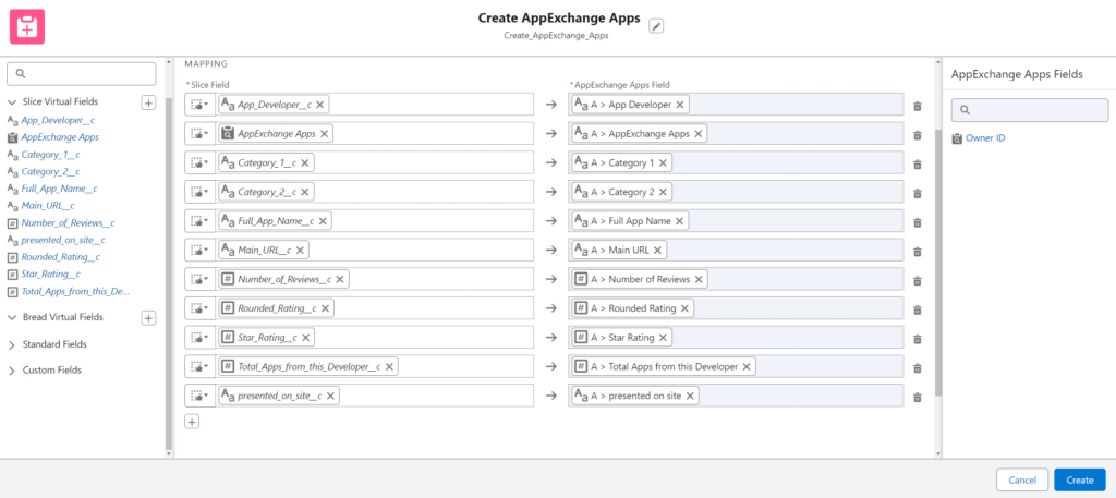 Map Your Data Fields