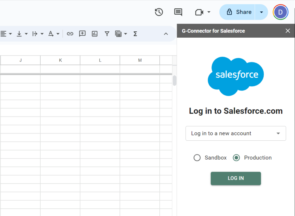 Log In to Salesforce