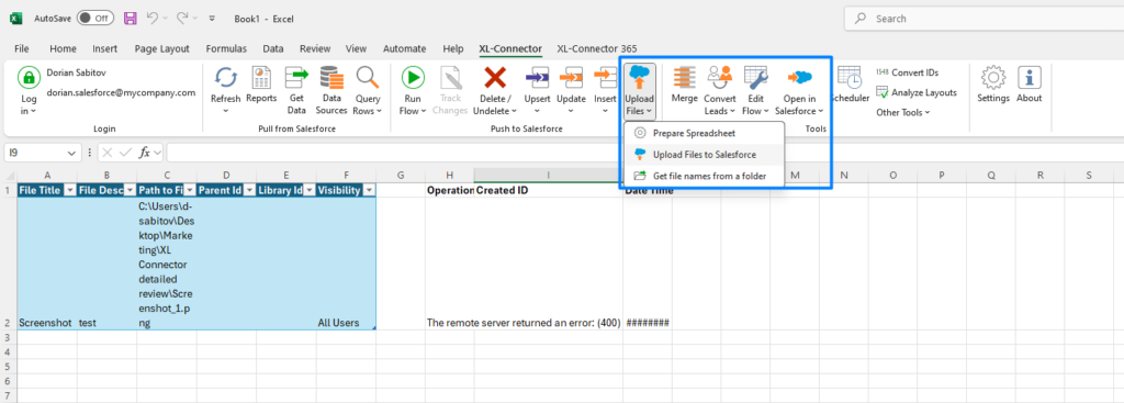 Mass Download and Upload of Attachments and Files 