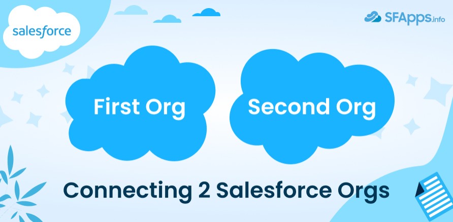 connect two salesforce orgs