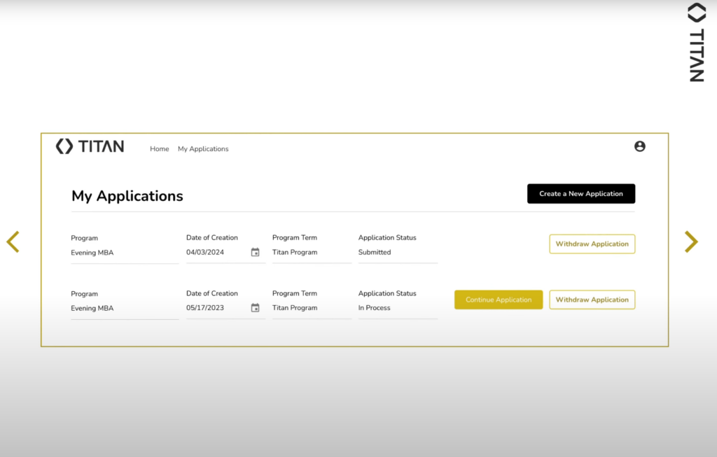 Create Application Dashboard