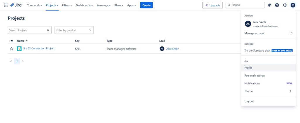 Jira Profile