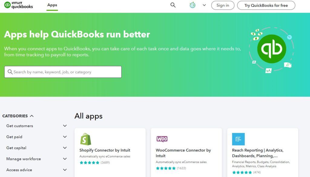 Quickbooks Apps