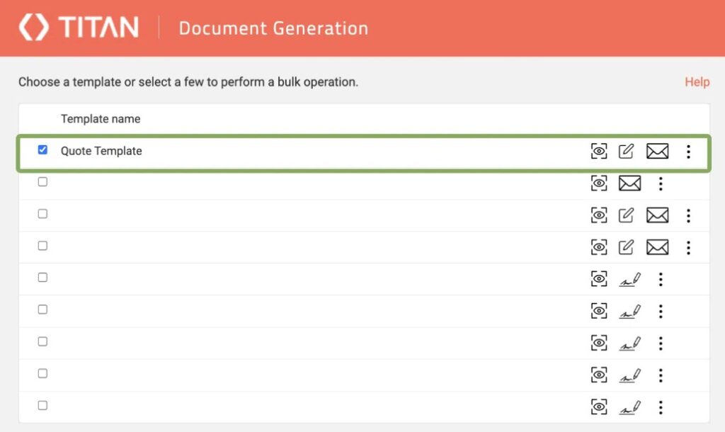 Titam Document Generation