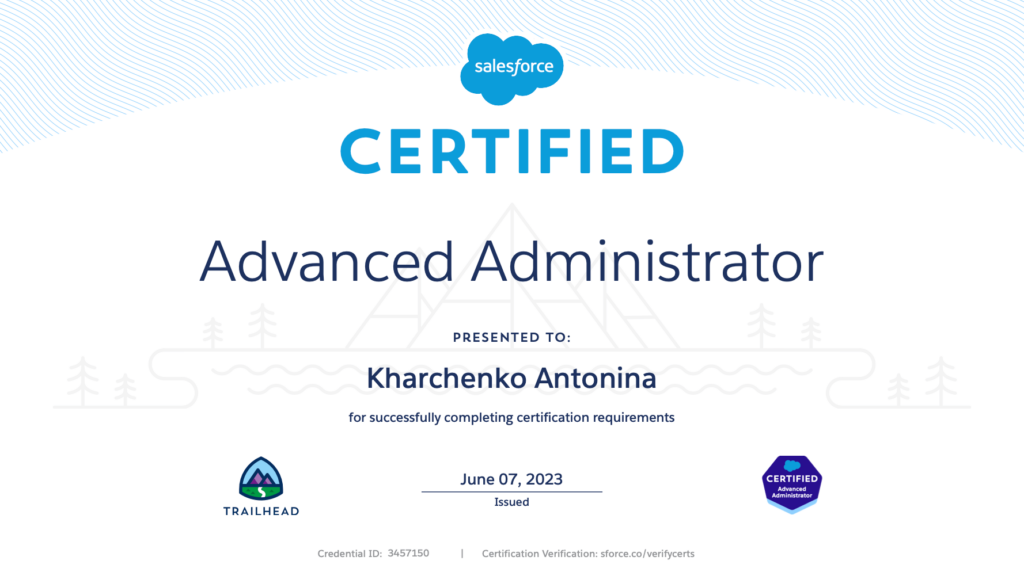 Salesforce Certified Advanced Administrator