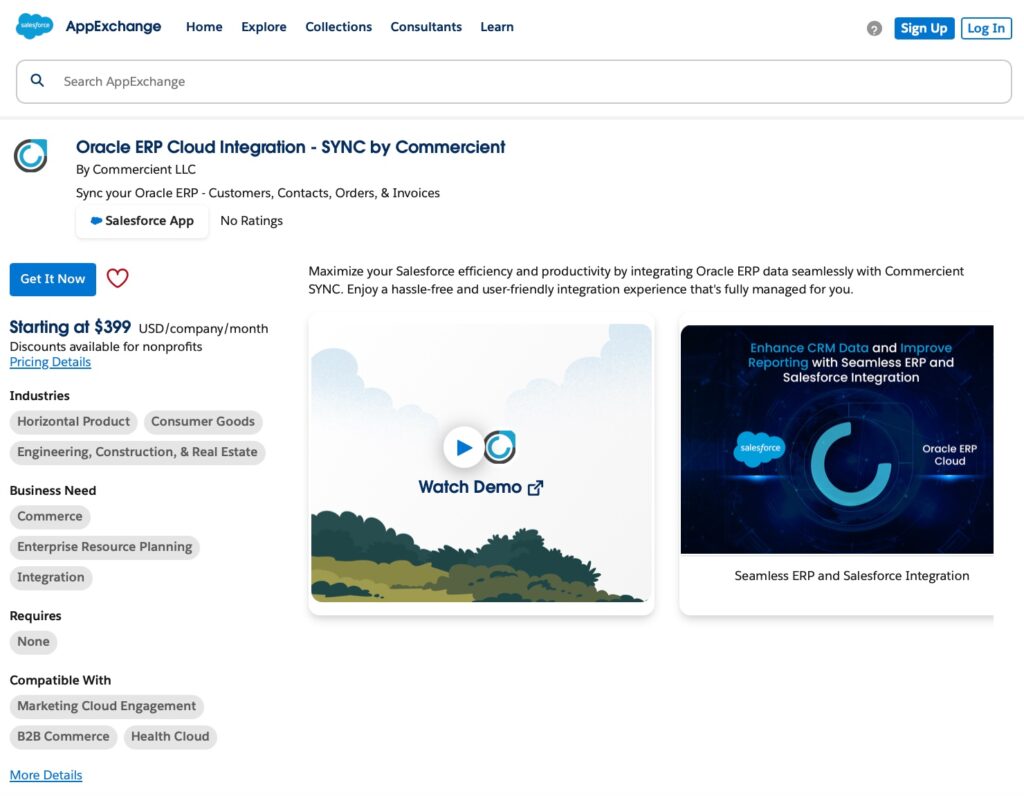 Oracle ERP Cloud Integration